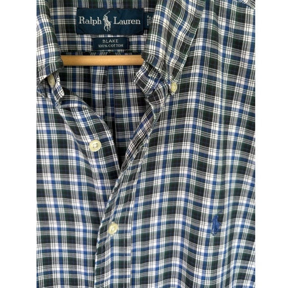 Vintage 90’s Ralph Lauren Soft Cotton Long Sleeved Collared Button Down - L - Picture 2 of 3